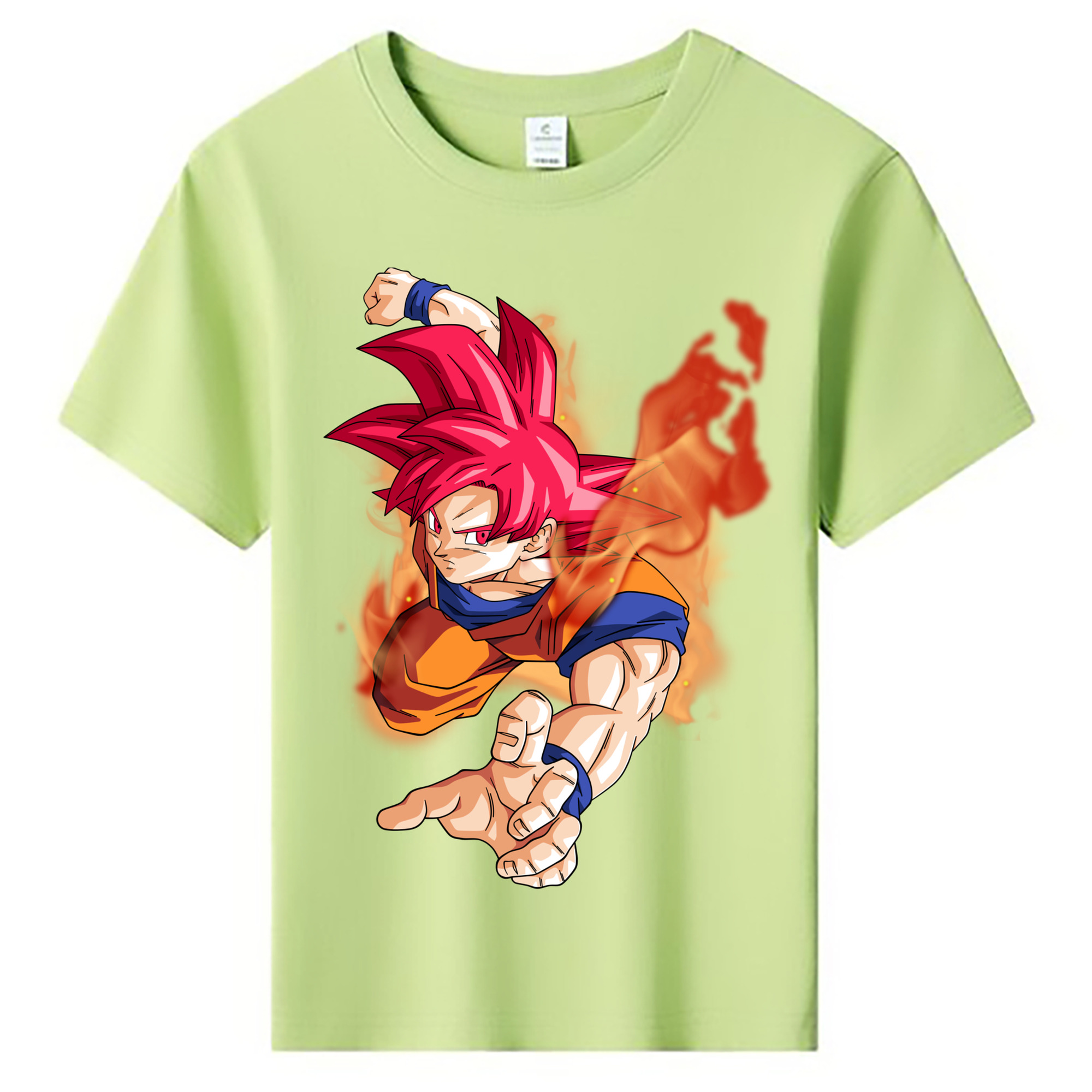 （画像用） ドラゴンボール 孫悟空（そん ごくう）Son Goku カカロット DRAGON BALL Kakarotto 綿100％キッズTシャツ（フロントプリント）